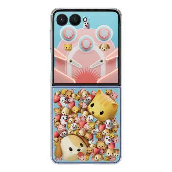 Funda Samsung Galaxy Z Flip7 transparente monocromática