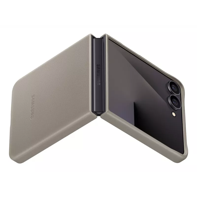 Funda protectora para Samsung Galaxy Flip7 de Samsung, modelo EF-VF766PJEGWW, taupe