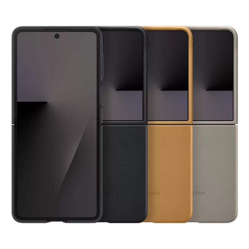 Funda protectora para Samsung Galaxy Flip7 de Samsung, modelo EF-VF766PJEGWW, taupe