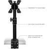 Techly ICA-LCD 500BK soporte de escritorio para monitor 13–30 pulgadas (76,2 cm), hasta 15 kg, VESA 75x75/100x100, negro