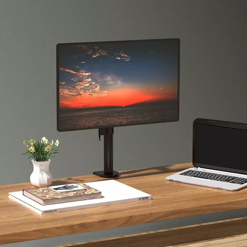 Techly ICA-LCD 500BK soporte de escritorio para monitor 13–30 pulgadas (76,2 cm), hasta 15 kg, VESA 75x75/100x100, negro