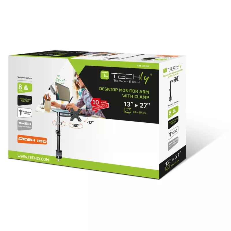 Soporte de sobremesa Techy para monitor de 13-27
