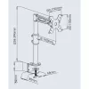 Soporte de sobremesa Techy para monitor de 13-27