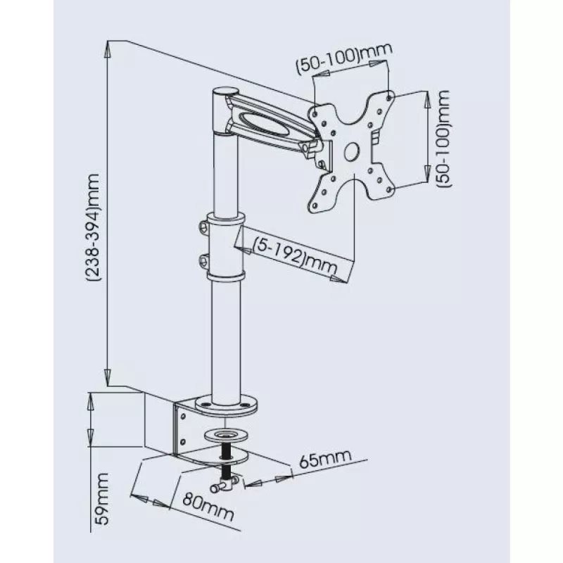 Soporte de sobremesa Techy para monitor de 13-27