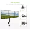 Soporte de sobremesa Techly para 3 monitores de 13-24