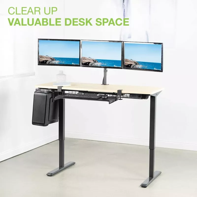 Soporte de sobremesa Techly para 3 monitores de 13-24