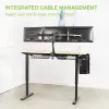 Soporte de sobremesa Techly para 3 monitores de 13-24