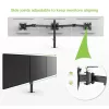 Soporte de sobremesa Techly para 3 monitores de 13-24