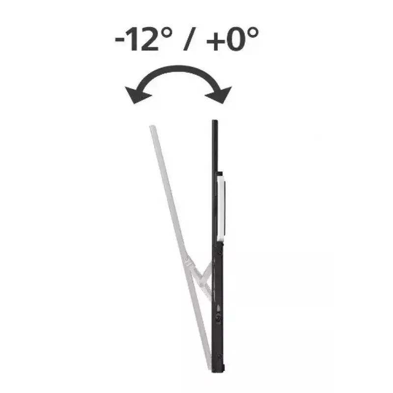 Soporte de pared para TV Hama 00220818 negro 75 kg 100