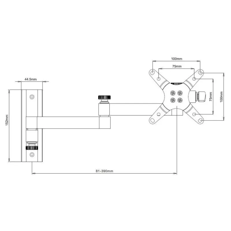 Soporte de pared Techly para TV LED-LCD de 13-30