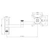 Techly ICA-LCD 104 soporte de pared para LCD 13–30 pulgadas, 3 articulaciones, inclinable y giratorio, hasta 15 kg, VESA 75x75/100x100, plata