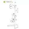 Soporte / pie para monitor Techly ICA-LCD 2520V 68.6 cm (27