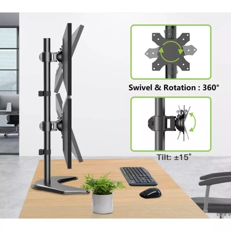 Soporte / pie para monitor Techly ICA-LCD 2520V 68.6 cm (27
