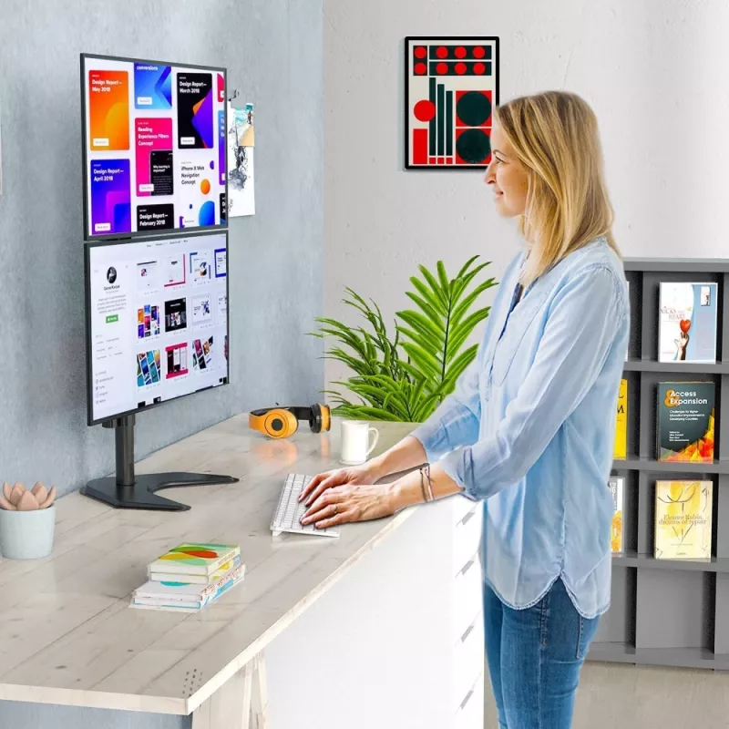 Soporte / pie para monitor Techly ICA-LCD 2520V 68.6 cm (27