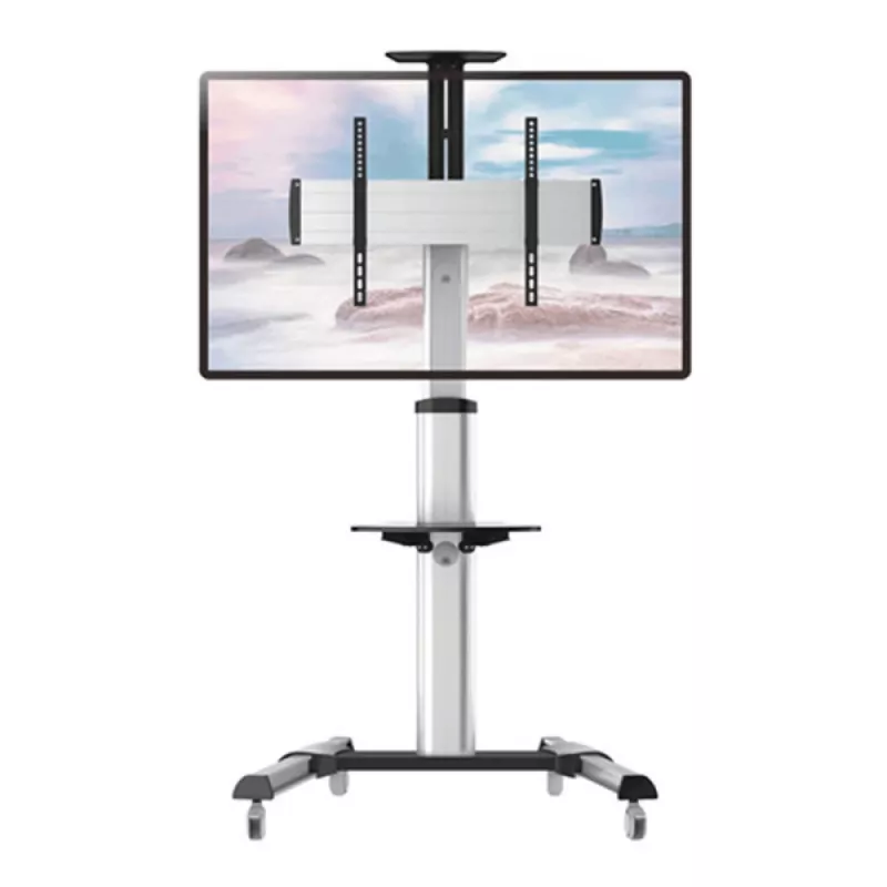 Soporte de suelo con ruedas Techly para LCD / LED / Plasma 37-70 con bandeja ICA-TR15