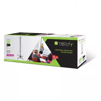 Extensión de soporte de techo para proyector Techly 60–102 cm plata ICA-PM 102XL