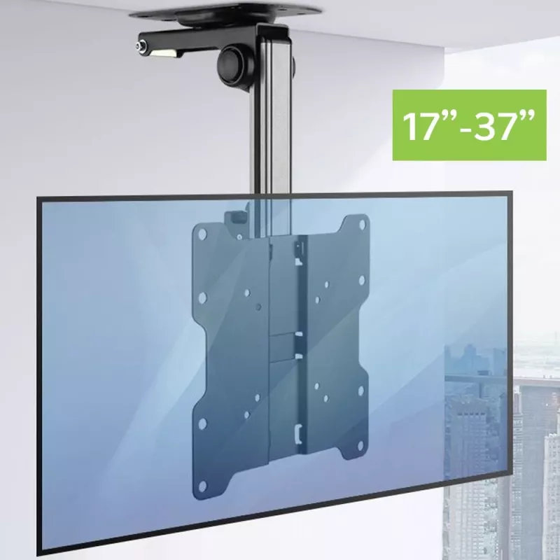 Soporte de techo plegable retráctil Techly para TV LED/LCD de 17