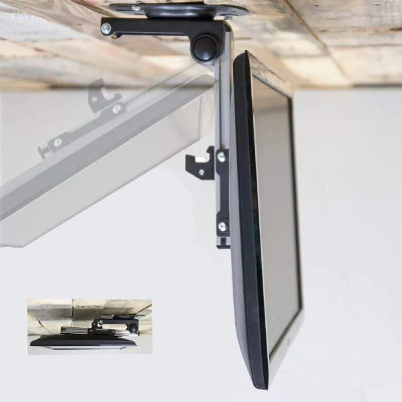 Soporte de techo plegable retráctil Techly para TV LED/LCD de 17