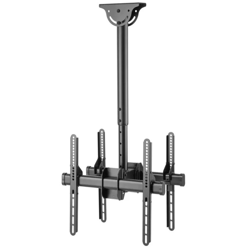 Soporte de techo telescópico universal Techly para 2 TV LED LCD de 32-55
