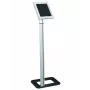 Techly ICA-TBL 1501 soporte de seguridad de suelo para tablets 9,7–10,1 pulgadas (25,6 cm), aluminio, VESA 75x75, plata