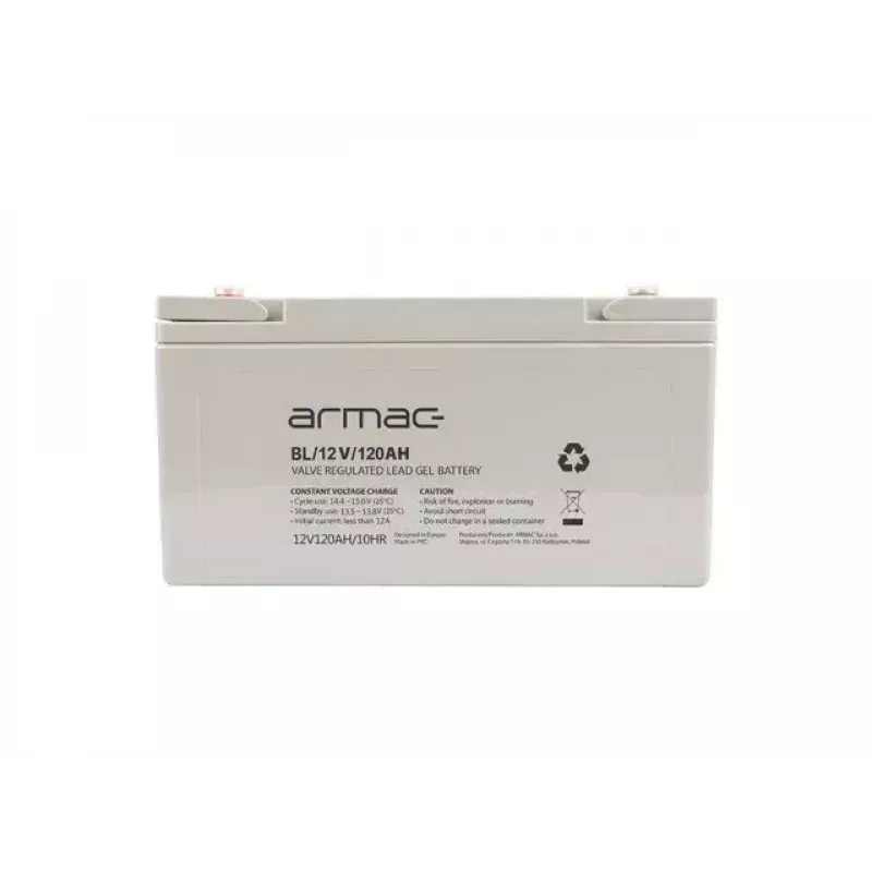 Batería de gel VRLA sellada ARMAC BL/12V/120AH — 12 V 120 Ah, duradera