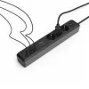 Hama 00223192 alargador 1,4 m 3 tomas AC interior negro, gris