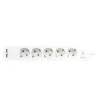 Alargador de corriente LogiLink LPS249U 1,5 m 5 tomas AC interior blanco