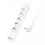 Alargador de corriente LogiLink LPS249U 1,5 m 5 tomas AC interior blanco
