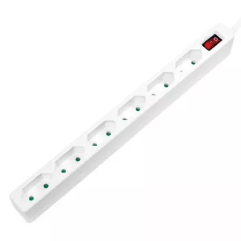 Alargador de corriente LogiLink LPS232 1,5 m 6 salidas AC interior blanco