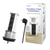 Alargador de corriente LogiLink LPS235A 1,8 m 3 tomas AC uso interior negro plata