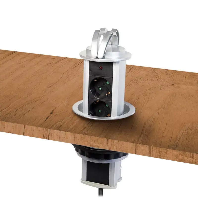Alargador de corriente LogiLink LPS235A 1,8 m 3 tomas AC uso interior negro plata