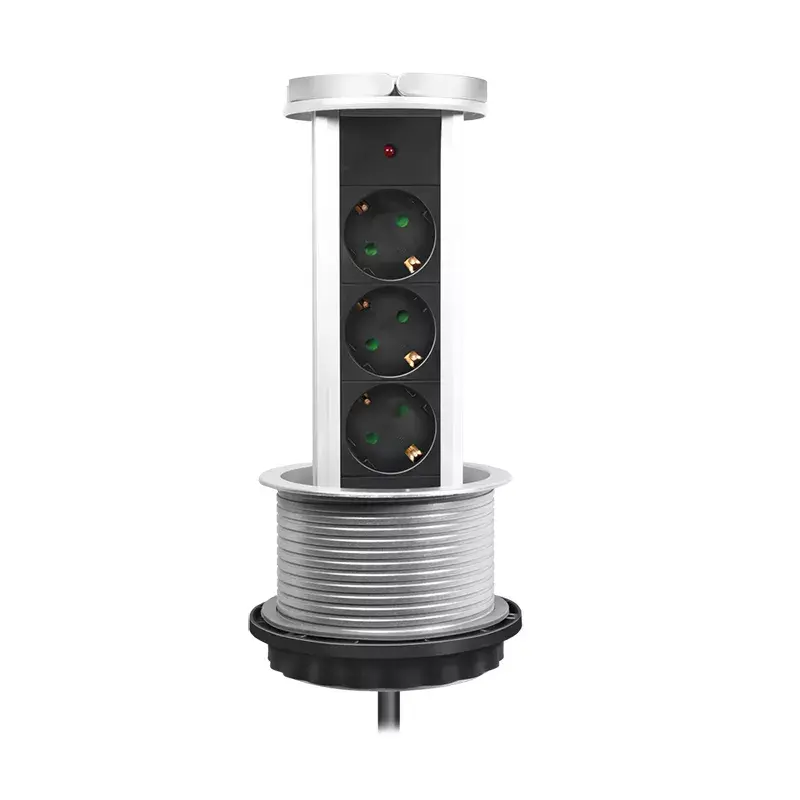 Alargador de corriente LogiLink LPS235A 1,8 m 3 tomas AC uso interior negro plata