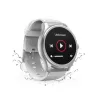 Smartwatch Hama Fit Watch 5010, LCD de 1,38 pulgadas (3,51 cm), 46 mm, frecuencia cardíaca, SpO2, IP68, Bluetooth, plateado