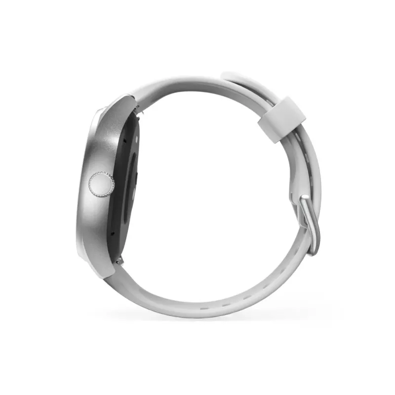 Smartwatch Hama Fit Watch 5010, LCD de 1,38 pulgadas (3,51 cm), 46 mm, frecuencia cardíaca, SpO2, IP68, Bluetooth, plateado