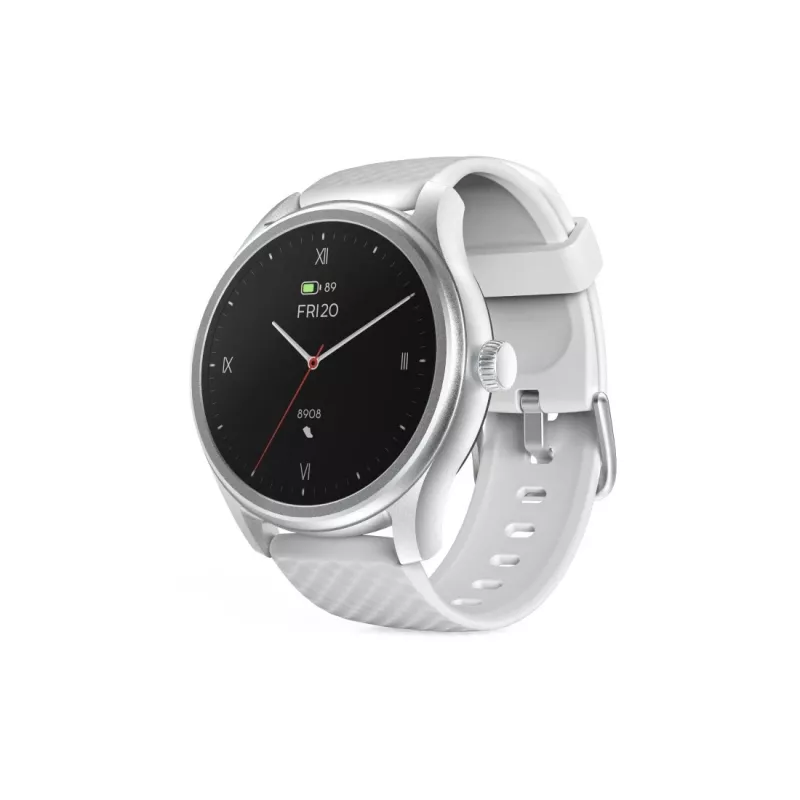 Smartwatch Hama Fit Watch 5010, LCD de 1,38 pulgadas (3,51 cm), 46 mm, frecuencia cardíaca, SpO2, IP68, Bluetooth, plateado