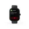 Smartwatch Hama Fit Watch 5000, TFT de 1,65 pulgadas (4,19 cm), 47 mm, función de teléfono, frecuencia cardíaca, IP68, Bluetooth, negro