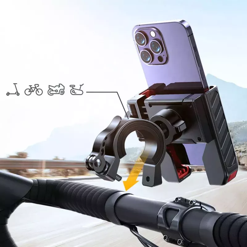 Soporte para móvil de moto Joyroom JR-ZS266 pinza ajustable y segura para manillar