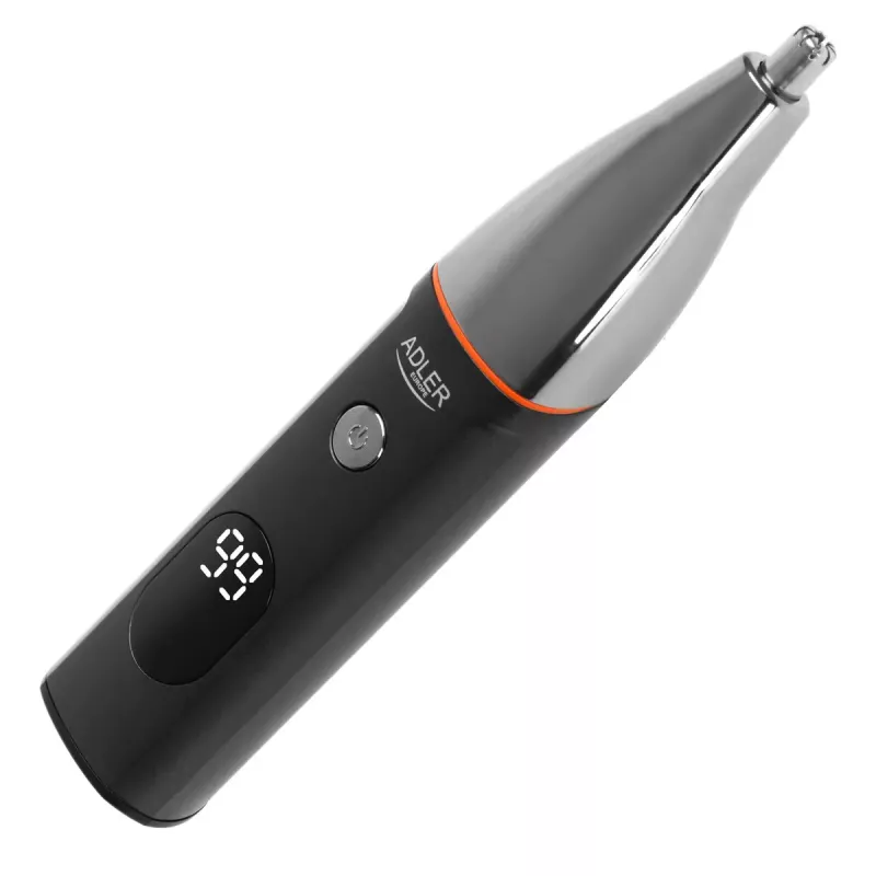 Set de cuidado eléctrico Adler AD 2946 – recortador 5 en 1 inalámbrico para hombre, 4 niveles de longitud, 60 min. de autonomía, Negro/Acero inoxidable