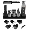 Set de cuidado eléctrico Adler AD 2946 – recortador 5 en 1 inalámbrico para hombre, 4 niveles de longitud, 60 min. de autonomía, Negro/Acero inoxidable