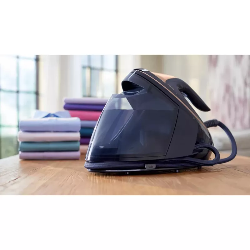 Centro de planchado a vapor Philips PSG9050/20 — 3100 W, depósito extraíble de 1,8 l, 9 bar, suela SteamGlide Elite