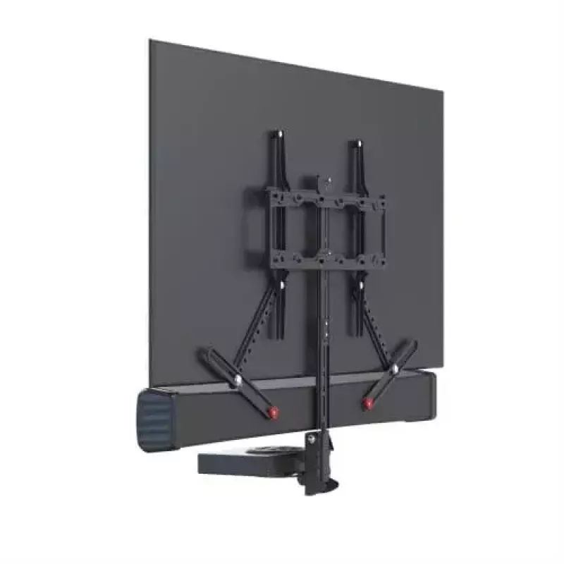 Estantería para equipos AV Barkan E850, 1 balda, negra, 565 mm de altura, 6,5 kg de capacidad