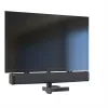 Estantería para equipos AV Barkan E850, 1 balda, negra, 565 mm de altura, 6,5 kg de capacidad