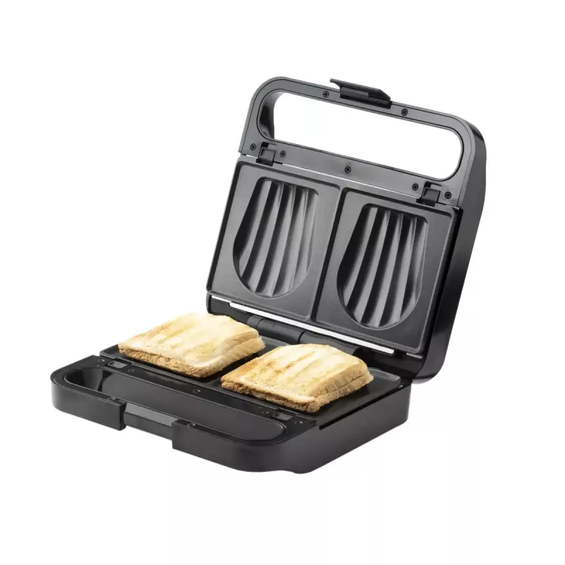Sandwichera 2 en 1 Adler AD 3070b — 850 W, 2 placas, negra