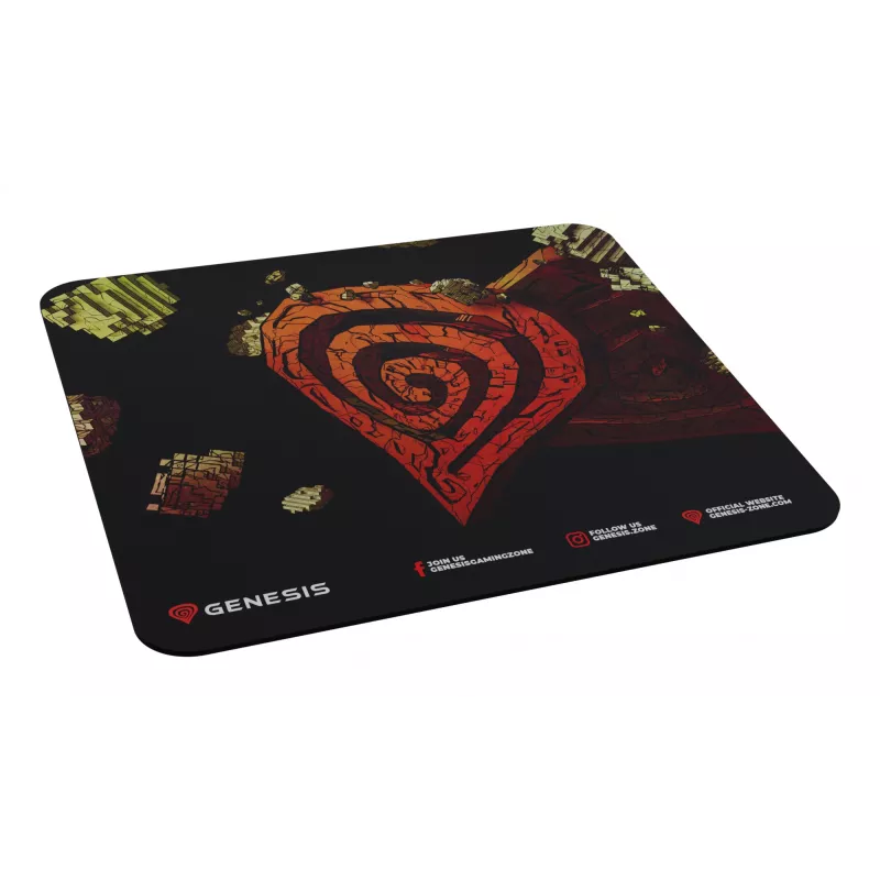 Alfombrilla gaming GENESIS Ancient Stone, multicolor, imagen, tela, goma