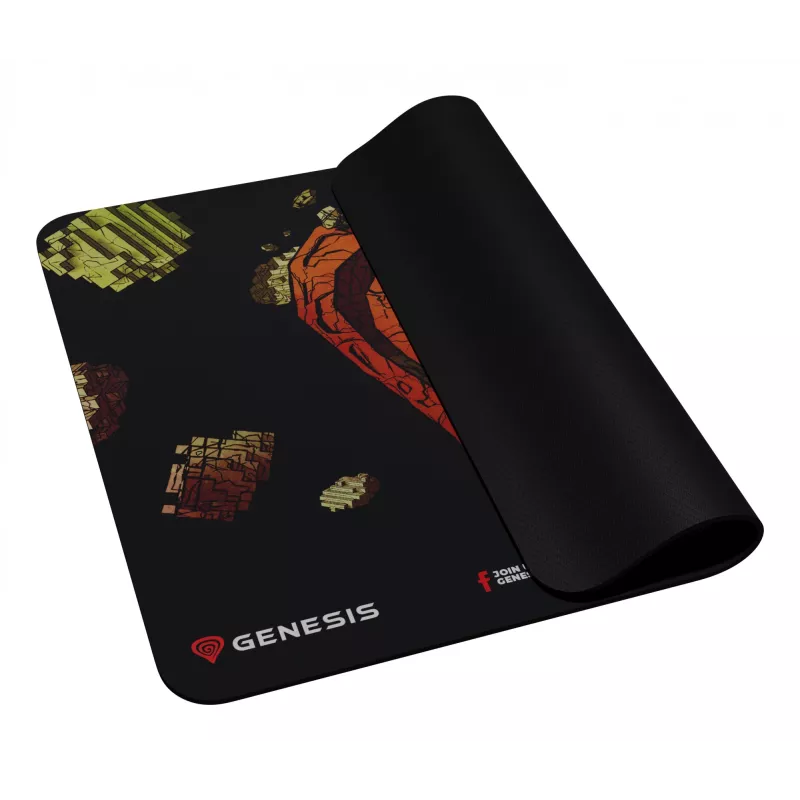 Alfombrilla gaming GENESIS Ancient Stone, multicolor, imagen, tela, goma