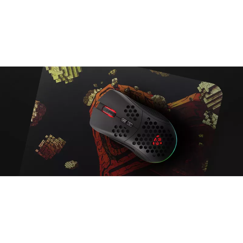 Alfombrilla gaming GENESIS Ancient Stone, multicolor, imagen, tela, goma