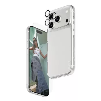 Pack combo 3 en 1 PanzerGlass para iPhone 17 Pro CR40572 — protección de pantalla, cubierta de cámara y funda