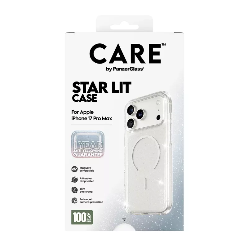Funda PanzerGlass CARE by Flagship Case Urban Explorer Star Lit White MagSafe iPhone 17 Pro Max