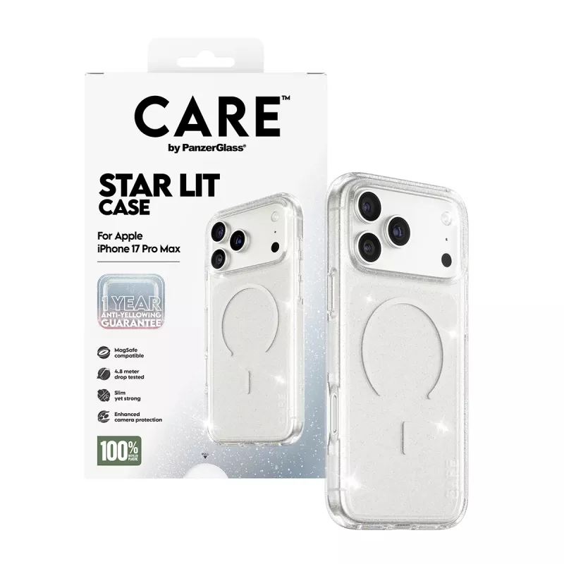 Funda PanzerGlass CARE by Flagship Case Urban Explorer Star Lit White MagSafe iPhone 17 Pro Max