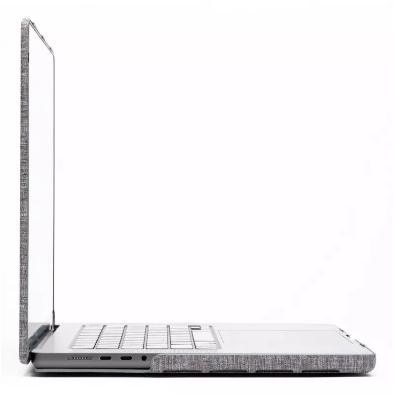 Carcasa rígida Zagg para MacBook Pro 14 M3/M2/M1 — acabado Smoke, funda protectora de encaje